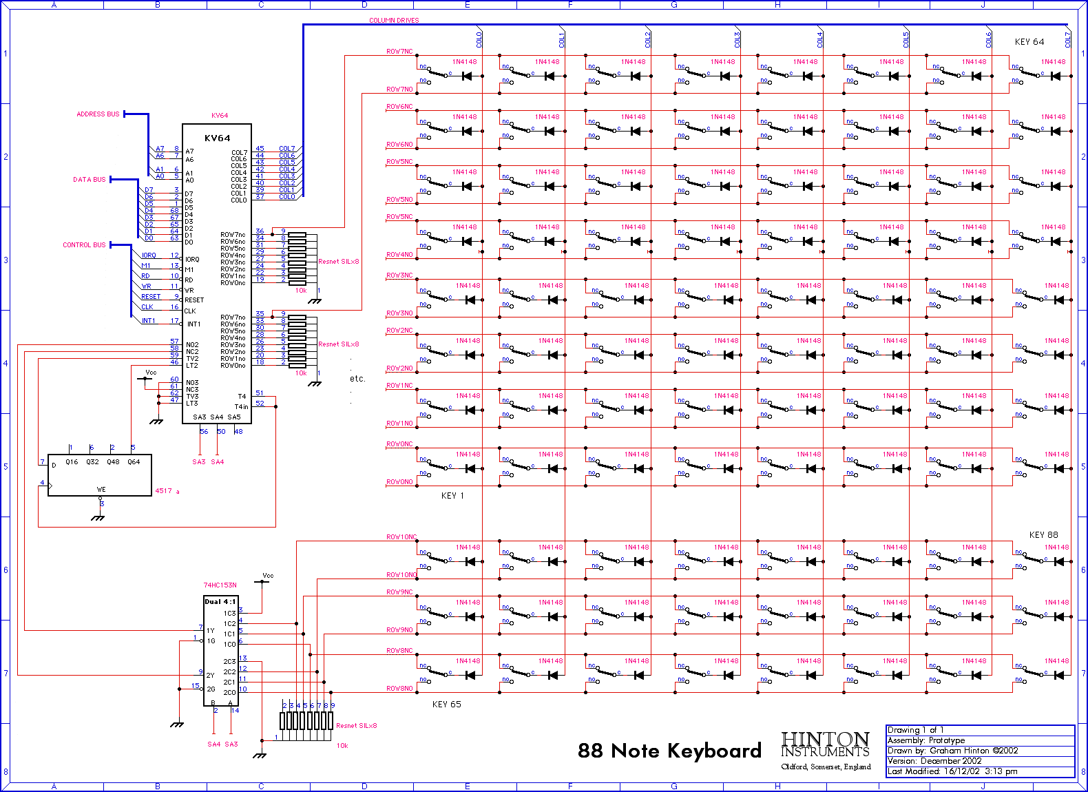 keyboard circuits 